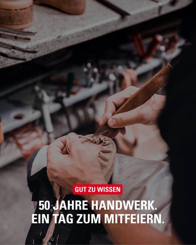 50 Jahre Pieschek – das wird gefeiert! 🎉
Am 1. Oktober öffnet unser Inserent seine Werkstatt und lädt Dich zu Kaffee, Snacks, Tombola und einem gemeinsamen Jubiläumstag ein. Komm vorbei! 🙌

#bergedorf #pieschek #jubiläum #handwerk #orthopädieschuhtechnik