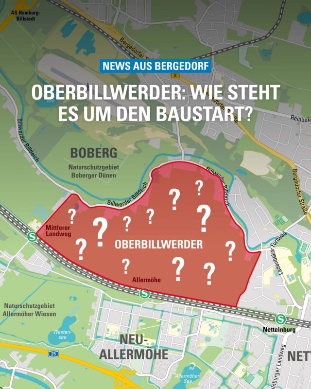 Oberbillwerder: Wie steht es um den Baustart? 🏗️ Warum die Bauvorbereitungen derzeit nicht weitergehen und wie es aktuell weitergeht, erfährst Du in unseren Slides.

Quellen: IBA Hamburg / oberbillwerder-hamburg.de · Bezirksversammlung Bergedorf / bv-hh.de · Dorfgemeinschaft Billwärder · Abendblatt · NDR

#Oberbillwerder #Bergedorf #Stadtentwicklung #Hamburg #MeinBergedorf