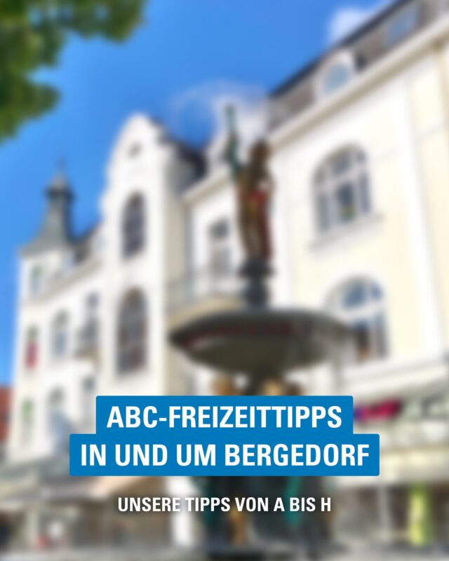 Unsere Freizeittipps von A bis H ✨

Ob entspannt am Wasser, aktiv in der Natur oder kulturell was erleben – Bergedorf und Umgebung haben so viel zu bieten!

Was probiert Ihr als nächstes aus? ☀️🏙️

#meinbergedorf #bergedorf #vierundmarschlande #freizeit #welovebergedorf