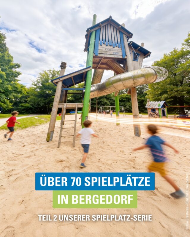 🛝 Teil 2 unserer Spielplatz-Serie! Heute stellen wir euch vier weitere Spielplätze in Bergedorf vor – vom Wikingerschiff bis zum Skaterbereich. Welcher ist euer Favorit? 👇

#Bergedorf #MeinBergedorf #Spielplatz #Familienzeit #HamburgMitKindern #Ausflugstipp