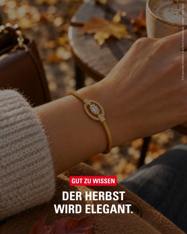 Schmuck, der Deinen Herbstlook ganz einfach besonders macht. 🍂✨

Die Flex-Armbänder von Jörg Heinz findest Du bei unserem Inserenten Jean Koch Goldschmiede – einzeln getragen oder als Set kombiniert.

#meinbergedorf #jeankoch #bergedorf #schmuckliebe #herbstlook