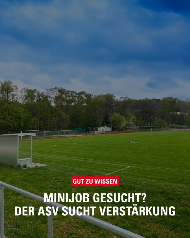 Organisation liegt Dir und Du suchst einen Minijob? 📋✨ Der @asvbergedorf85 sucht Unterstützung für seine Geschäftsstelle!

💼 Mitgliederverwaltung, Büroorganisation und vorbereitende Buchhaltung
🕒 6 Std./Woche auf Minijobbasis
💶 15 €/Std.

👉 Alle Infos findest Du in den Slides. Interesse? Melde Dich unter geschaeftsstelle@asv-bergedorf85.de 📩

Kennst Du jemanden, zu dem die Stelle passt? Schick den Beitrag gerne weiter!

#Bergedorf #MeinBergedorf #Minijob #JobsInBergedorf #ASVBergedorf85