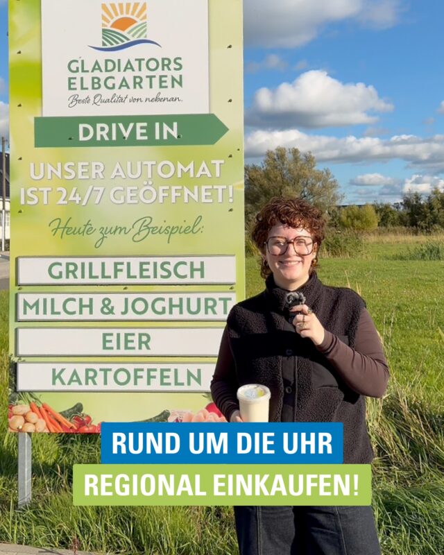 Spontan grillen oder keine Eier mehr zum Backen? 👀 Kein Problem! Wir haben da den Geheimtipp für Dich! 💚

Bei unserem Inserenten @gladiators_elbgarten steht der Regiomat, an dem Du 24/7 einkaufen kannst – damit immer, auch außerhalb der üblichen Öffnungszeiten! 🛒

Das Beste? Du kannst ganz entspannt mit Karte bezahlen und direkt mit dem Auto vorfahren. Aber auch mit dem Fahrrad oder zu Fuß kommst Du easy hin! 🚲🚶🚗

Also: Wenn beim nächsten spontanen Grillabend oder Backversuch noch etwas fehlt, weisst Du jetzt, wo Du vorbeischauen kannst! 😉

📍 Gladiators Elbgarten
Süderquerweg 207, 21037 Hamburg

#geheimtipp #meinbergedorf #vierundmarschlande #regiomat #gladiatorselbgarten