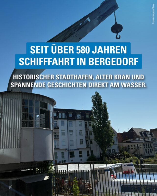 ⚓ Über 580 Jahre Geschichte direkt vor unserer Haustür.
Der Serrahn war einst wichtiger Handelsplatz, heute ist er einer der schönsten Orte Bergedorfs. Vom historischen Hafenkran über die Schifffahrt bis zu den kommenden Veranstaltungen – hier findest Du die wichtigsten Fakten rund um den Bergedorfer Stadthafen.

#Bergedorf #Serrahn #BergedorferHafen #Hamburg #Stadthafen